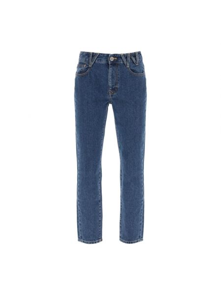 Niebieskie jeansy skinny Vivienne Westwood