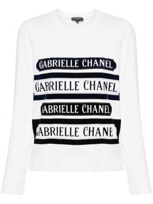 Raštuotas medvilninis džemperis Chanel Pre-owned