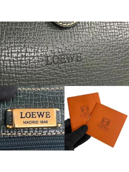 Mini bolso de cuero Loewe Pre-owned verde