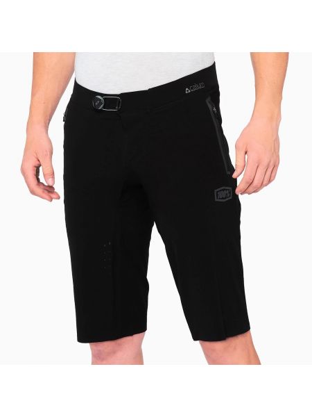 Kolesarske kratke hlače 100% črna
