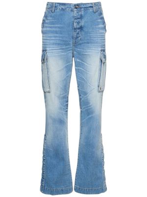 Jeans a zampa di cotone Amiri nero