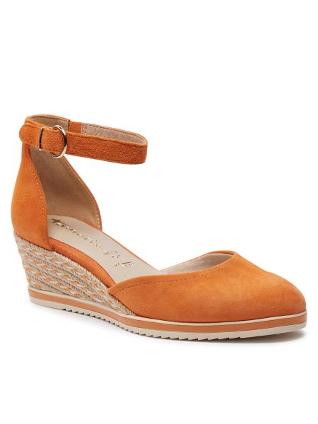 Ниски обувки Tamaris оранжево