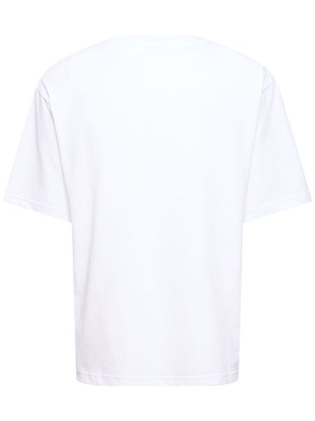 Βαμβακερή μπλούζα Kiton λευκό