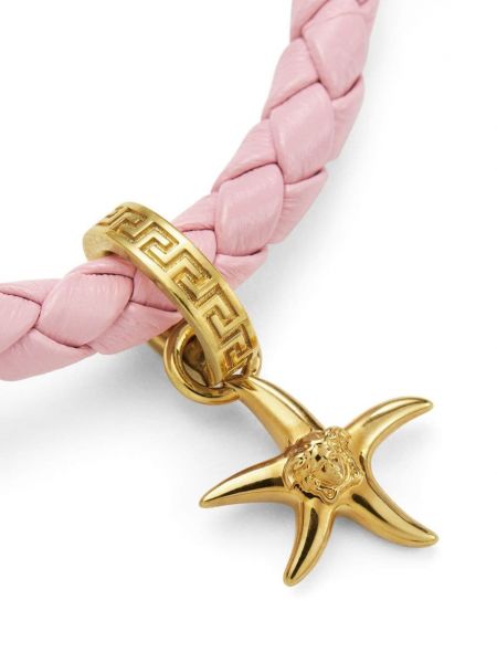 Bracelet à motif étoile Versace rose