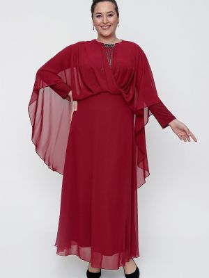 Tylové šaty By Saygı červené