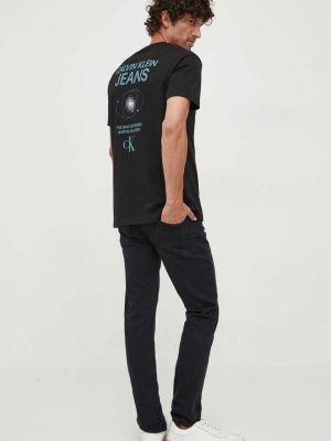 Bavlněné tričko s potiskem Calvin Klein Jeans
