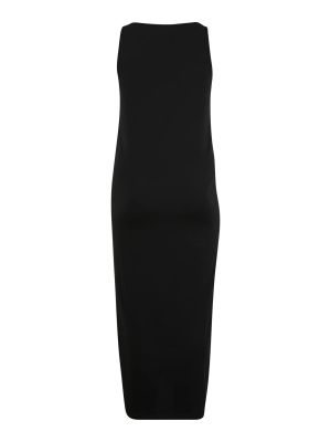 Košeľové šaty Mamalicious Curve čierna