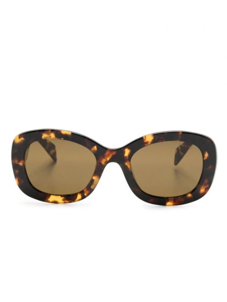 Sluneční brýle Prada Eyewear hnědé