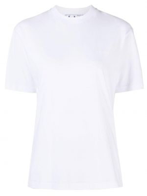 Tričko s potiskem Off-white bílé
