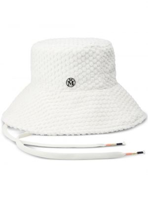 Biała czapka Maison Michel