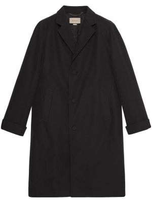 Bavlněný kabát Gucci černý