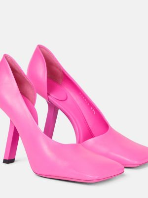 Pantofi cu toc din piele Balenciaga roz