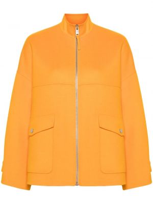 Vlnená bunda Arma oranžová