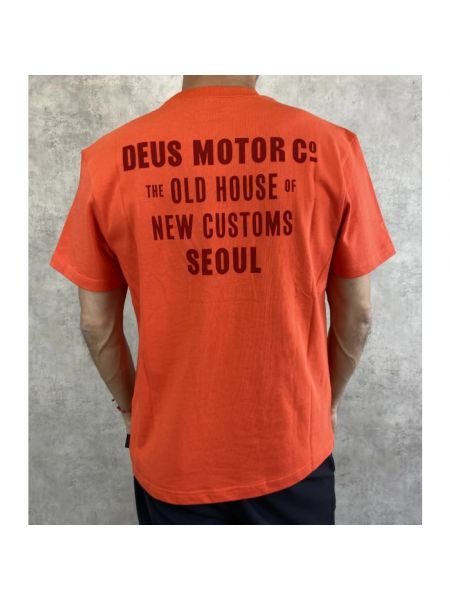 T-shirt mit kurzen ärmeln Deus Ex Machina rot