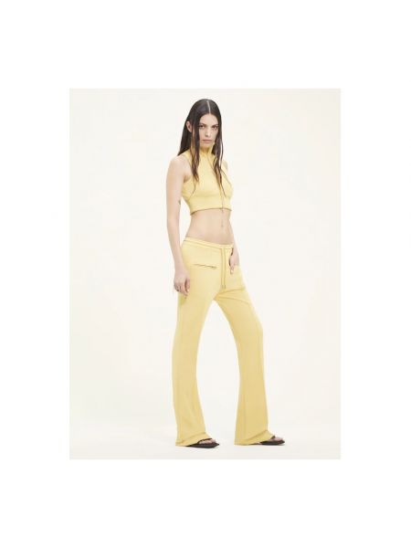 Pantalones de chándal Courrèges amarillo