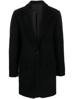 Płaszcz wełniany Isabel Marant czarny