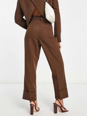 Прямые брюки Vero Moda коричневые