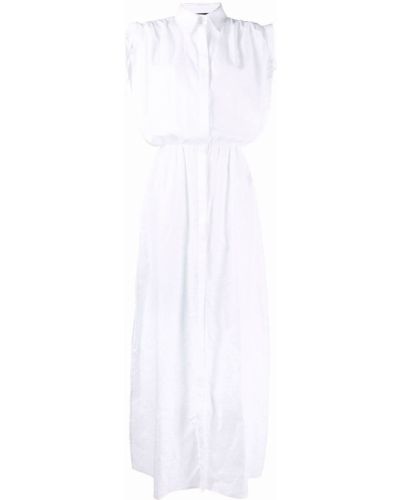 Макси рокля без ръкави Federica Tosi бяло