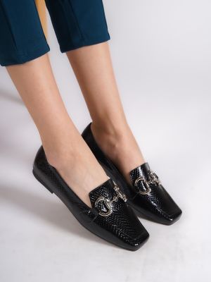 Pantofi loafer fără toc cu cataramă Capone Outfitters