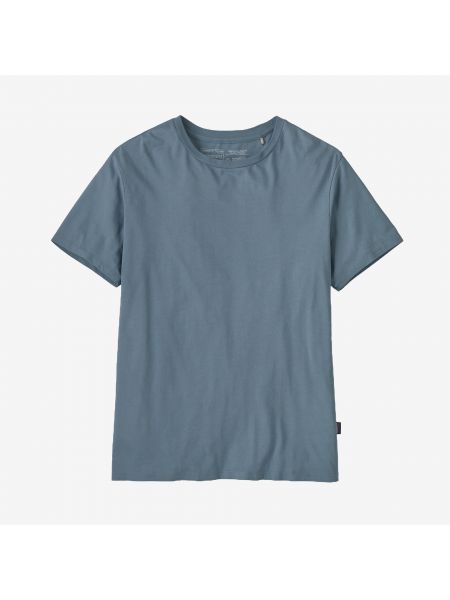 Хлопковая футболка Patagonia серая