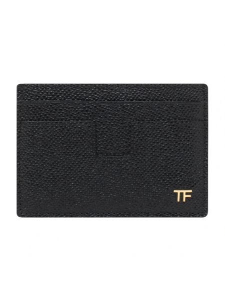 Czarny portfel skórzany Tom Ford