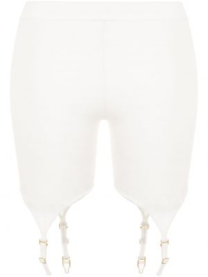 Shorts ajustées Dion Lee blanc