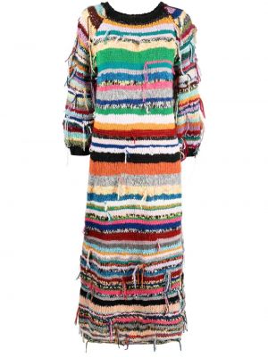 Robe effet usé en tricot Cavia