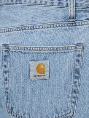Pantalones de algodón Carhartt Wip azul