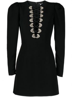 Sukienka długa z kryształkami Andrew Gn czarna