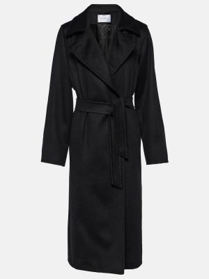 Cappotto di lana Max Mara nero