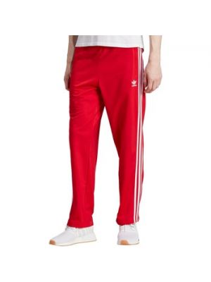 Spodnie z kieszeniami Adidas czerwone