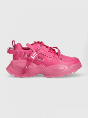 Bőr sneakers Goe rózsaszín