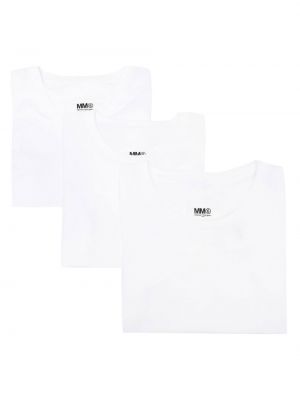 T-shirt Mm6 Maison Margiela weiß