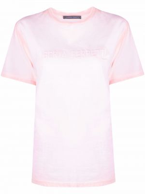 T-krekls Alberta Ferretti rozā
