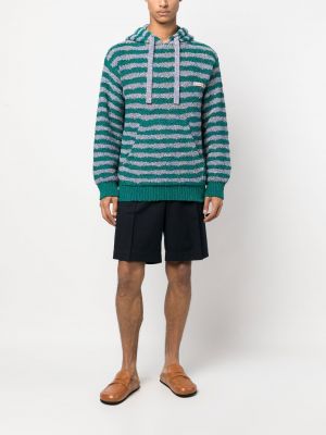 Dryžuotas džemperis su gobtuvu Marni