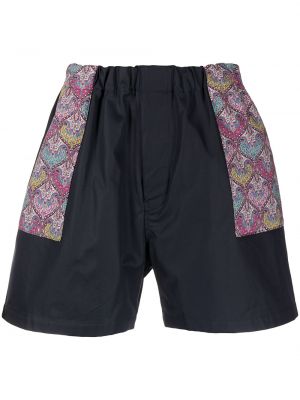 Pantalones cortos deportivos con estampado Mackintosh azul