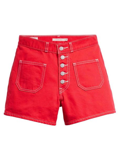 Джинсовые шорты с карманами Levi´s ® красные