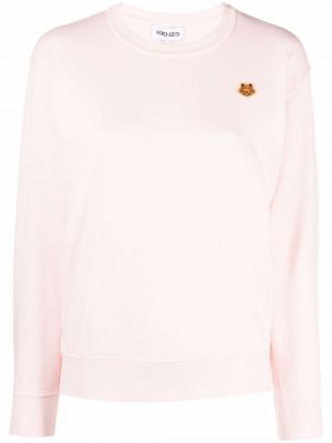 Tigerstripete rund hals sweatshirt Kenzo rosa