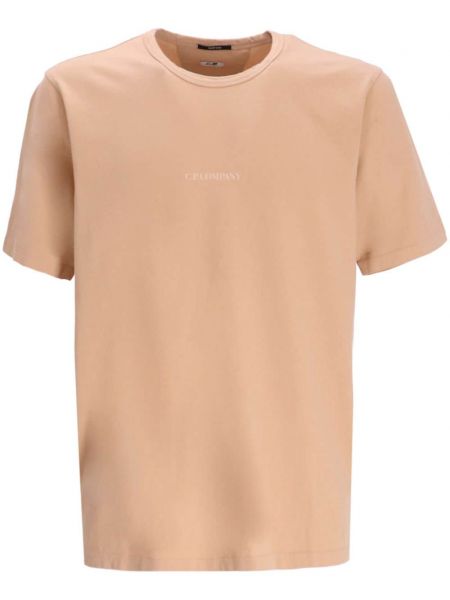 T-shirt en coton à imprimé C.p. Company beige