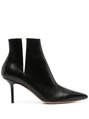 Ankle boots en cuir Francesco Russo noir