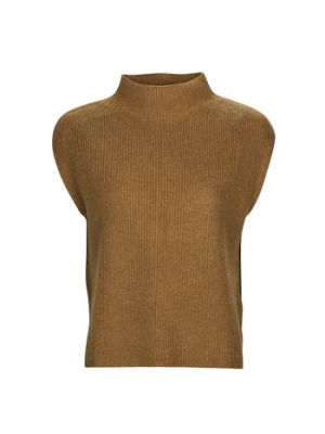 Sweter bez obcasa Esprit brązowy