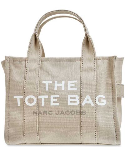 Borsa shopper di cotone Marc Jacobs beige