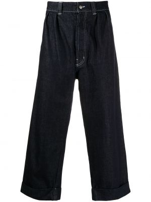 Pantalones de cintura alta Société Anonyme azul