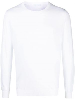Bombažni pulover Malo bela