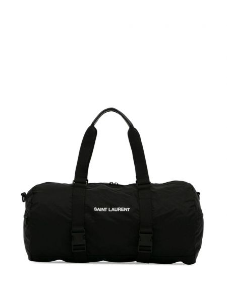 Cestovní taška z nylonu Saint Laurent Pre-owned černá