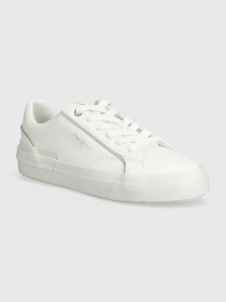 Білі кросівки Pepe Jeans