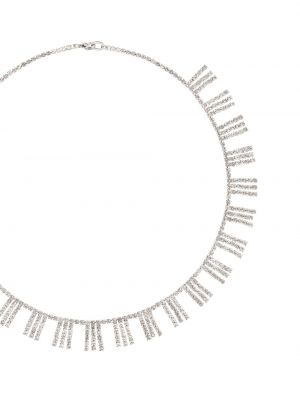 Křišťálový náhrdelník s třásněmi Roxanne Assoulin stříbrný