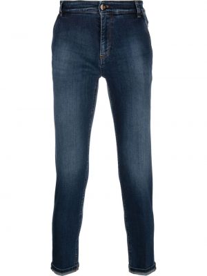 Priliehavé skinny fit džínsy Pt Torino modrá