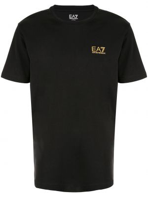 T-shirt à imprimé Ea7 Emporio Armani noir