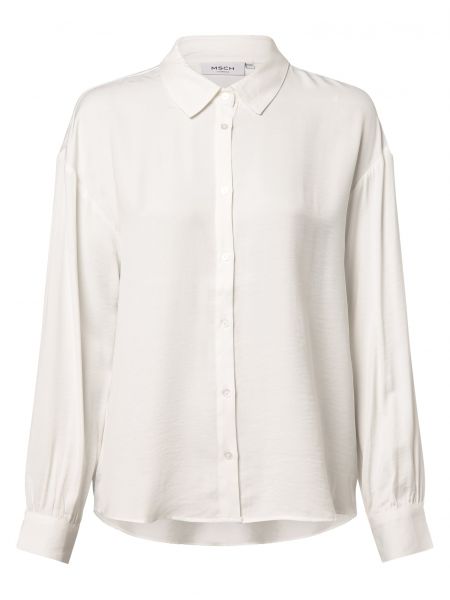 Bluza s ovratnikom Msch Copenhagen bijela